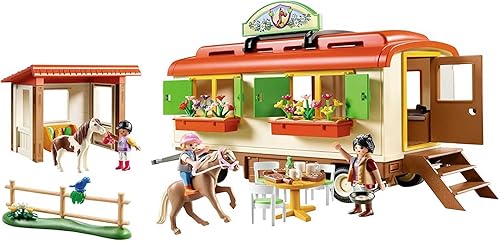 Miniatura 2 de Playmobil Refugio para ponis con casa móvil