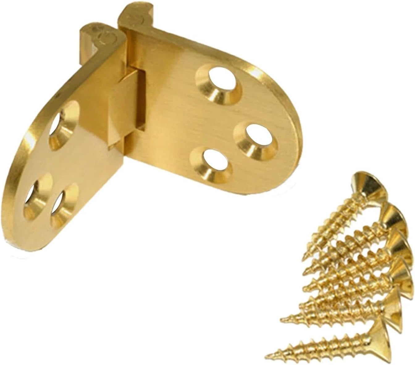 Round Edge 180 Degree Folding Flip Hinge Folding Table Concealed Hinges for Cabinet Door Cupboard Furniture for Doors/261