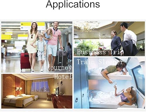 Miniatura 6 de Bolsa de dormir para viajes, sábana de campamento, ligera, bolsa de dormir compacta, ligera, transpirable, cálida, espaciosa, para campamento,