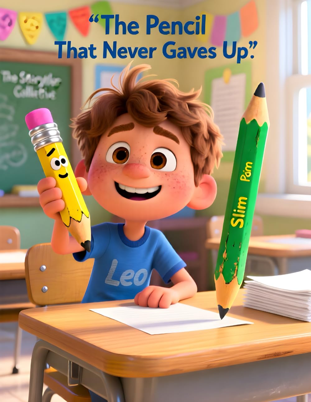 The Pencil That Never Gave Up: A Motivational Moral Story Book for Kids Ages 6–8 About Resilience, Confidence & Never Quitting