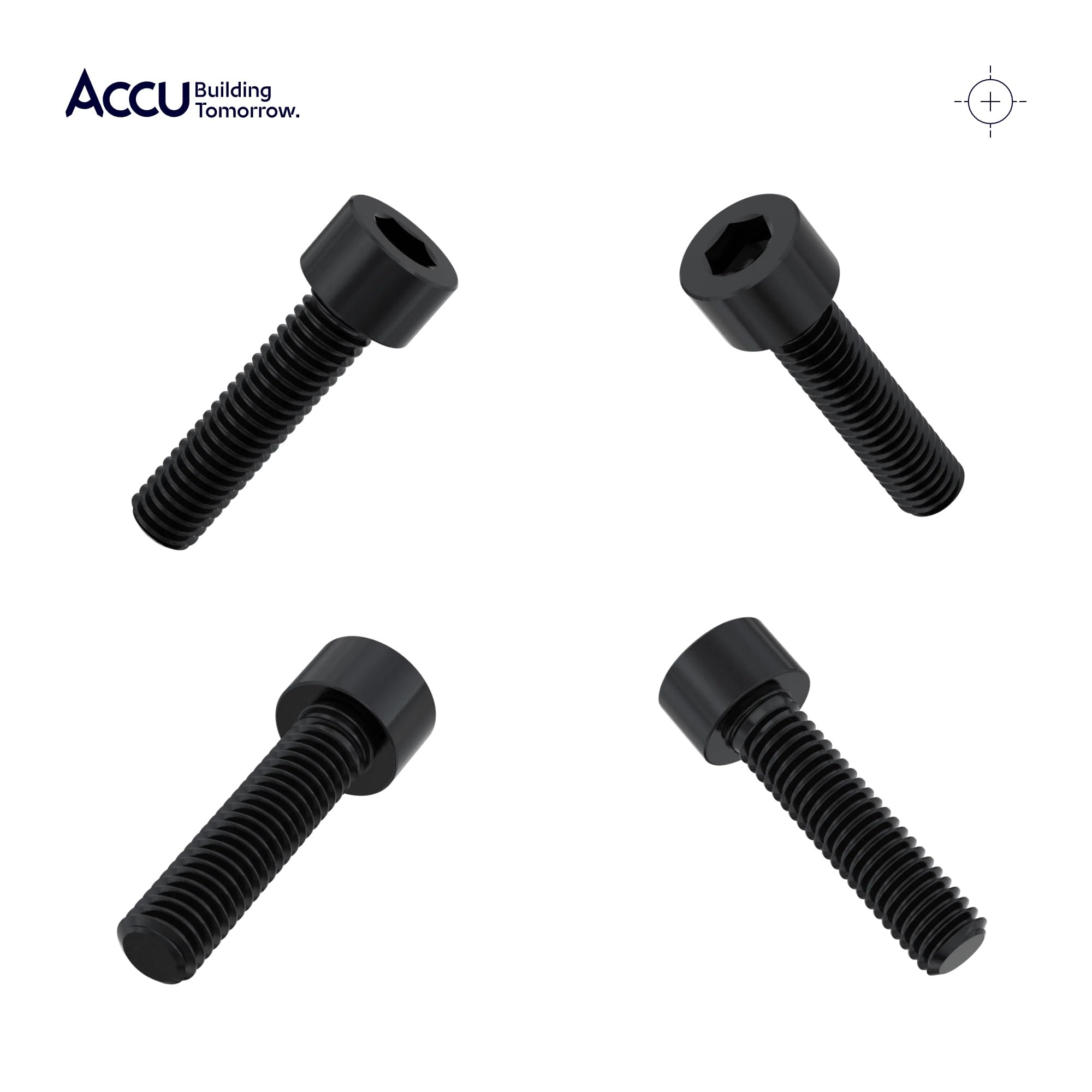 Accu - M4 x 30mm Cap Head Screws (DIN 912) - High Tensile Steel (12.9) (Pack of 50) - Image 3