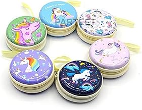 PARTEET Unicorn Printed Multipurpose Coin - Earphone Pouch Return Gift (Pack of 6)