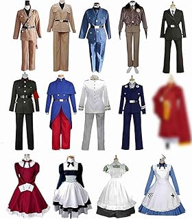 [PWPCOS]軍服 ヘタリアコスプレ衣装 ヘタリア イギリス 日本 アメリカ イタリア プロイセン 北イタリア 「ウィッグ」追加可能