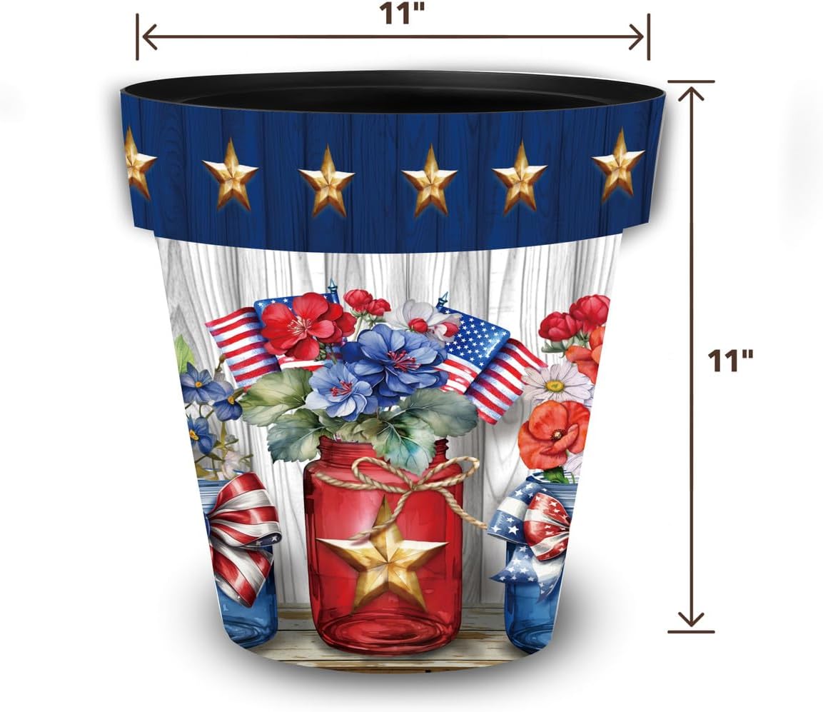 Briarwood Lane American Flowers Medium Planter