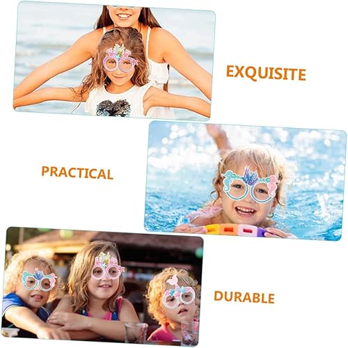 Miniatura 7 de Luxshiny 48 piezas de lentes de sirena para gafas bajo el mar, regalos de disfraces, gafas de fiesta de sirena