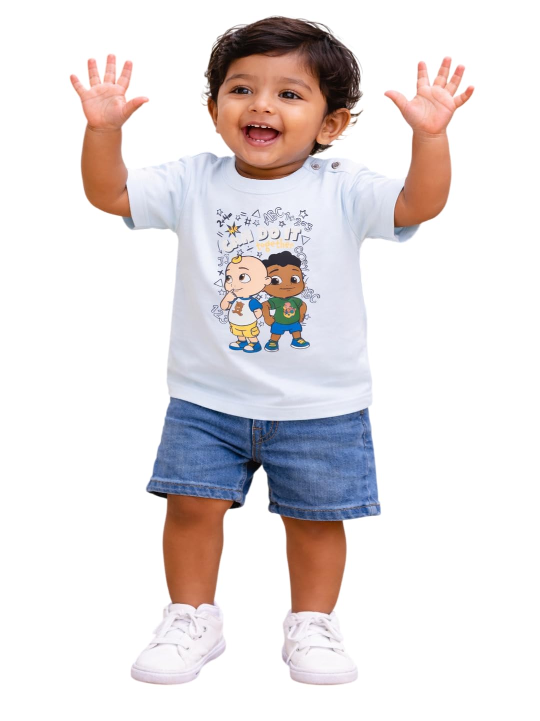 Button Bear Unisex Cotton Cocomelon Cartoon Print Half Sleeve Kids T-Shirt | Soft Breathable Fabric | Round Neck Casual Gr... - Review, Price and Buying Guide