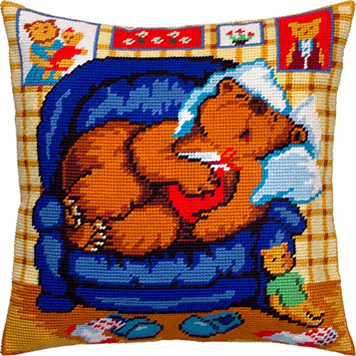 Sweet Dreams Kreuzstich-Set, geprägt, 40,6 x 40,6 cm, Bedruckter Wandteppich, europäische Qualität Cover