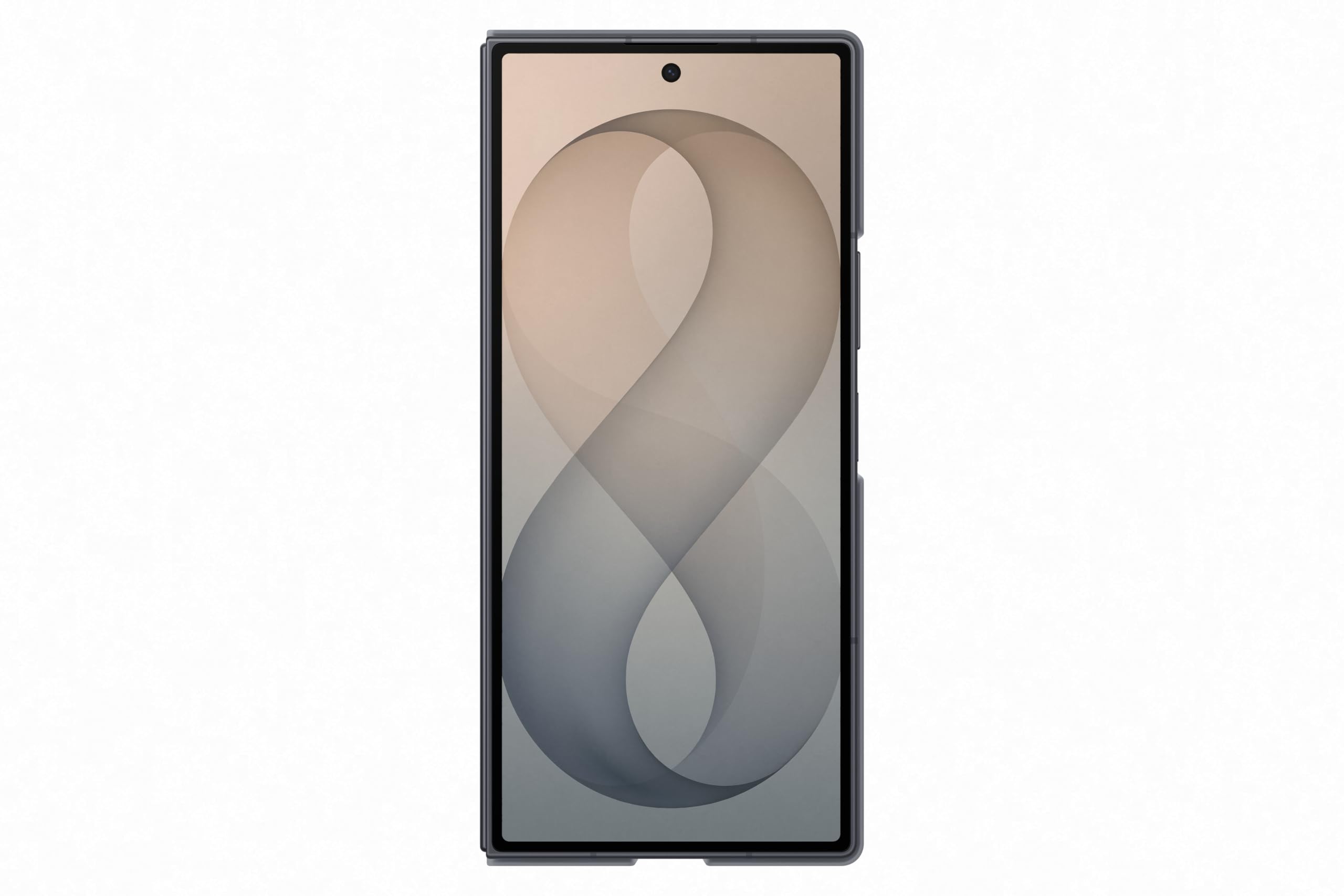 Samsung Silicone Magnet Case EF-EF976 für Galaxy Z Fold8 Ultra, Graphite | Handy-Hülle mit Magnetring zur Anbringung von Zubehör, Silikon, Schutz Case, stoßfest, dünn und griffig