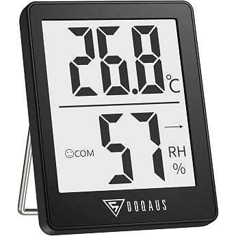 DOQAUS Hygrometer Thermometer Indoor Mini Thermo-Hygrometer Indoor Moisture Room Thermometer Humidity Meter with High Accurac