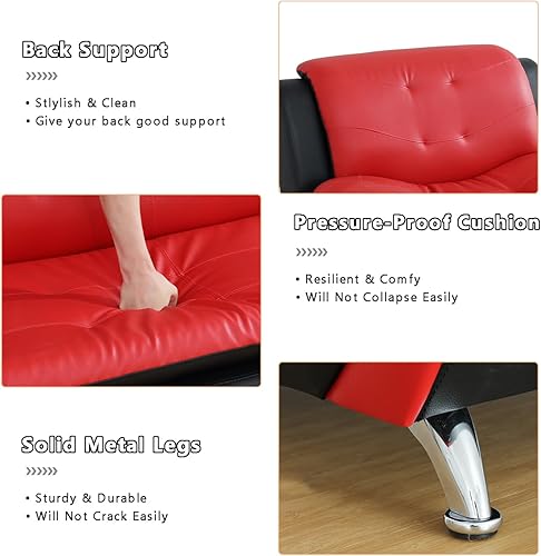 Miniatura 3 de Sofás de cuero para sala de estar, juego de sofás para sala de estar, sofá para dormitorio, apartamento, juegos de muebles para sala de estar (cuero