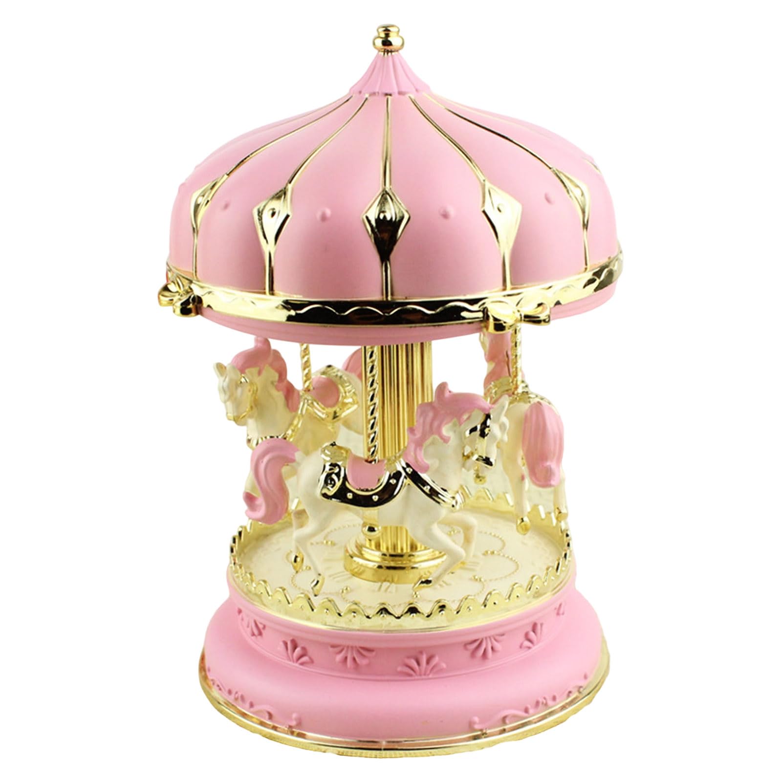 Jazuaiao Carousels Music Box with Colorful Light, Musical Horse Figurines Home Decorations Christmas Valentines Day Birthday Gift Carousels Music Box