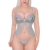 Littleforbig Women Nightwear Lace Strap Chemise Halter V Neck Sleepwear - Let’s Play Gamer Girl Lingerie Set