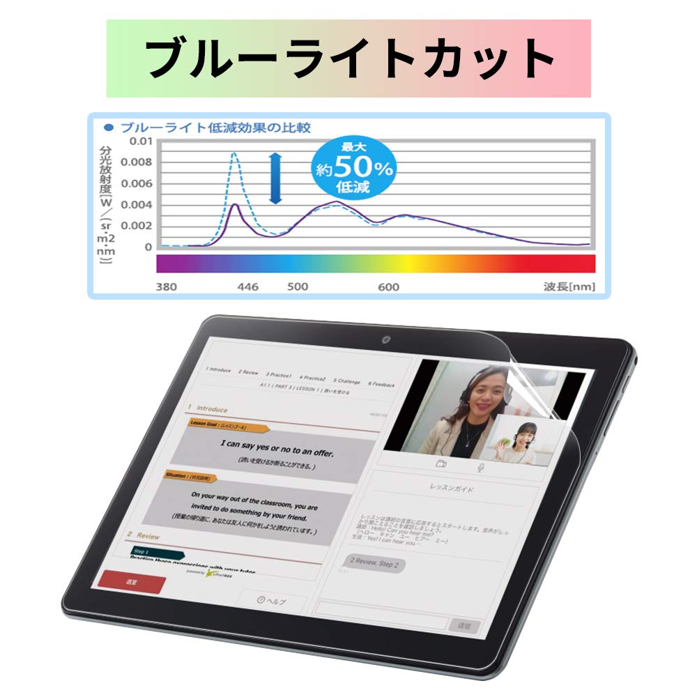 Amazon.co.jp: z会専用タブレット 用 保護フィルム 紙のような描き心地