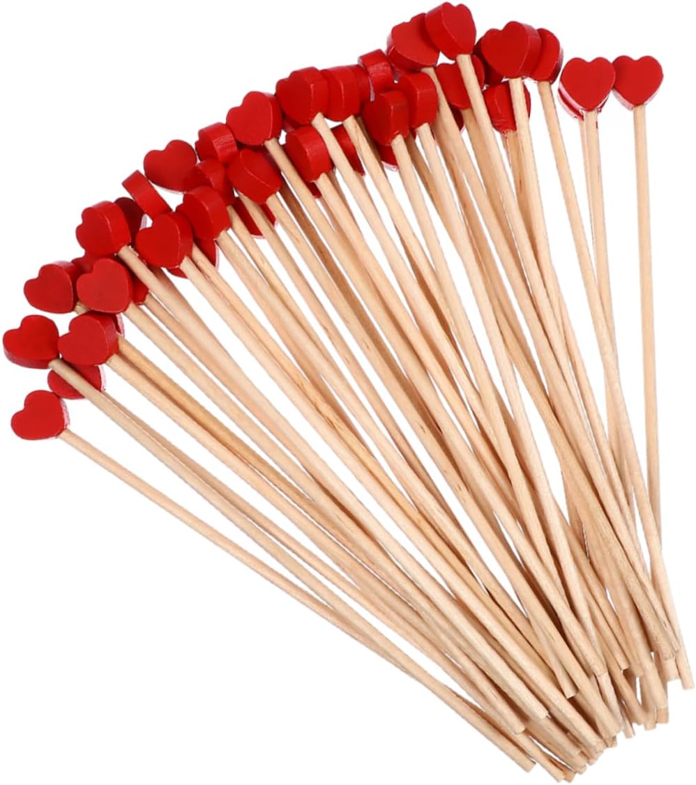 Ciieeo 200pcs Wooden Stirrers for Coffee and Cocktails Disposable Long Handle Mixing Sticks Wooden Drink Stirring Tools for Parties and Beverages