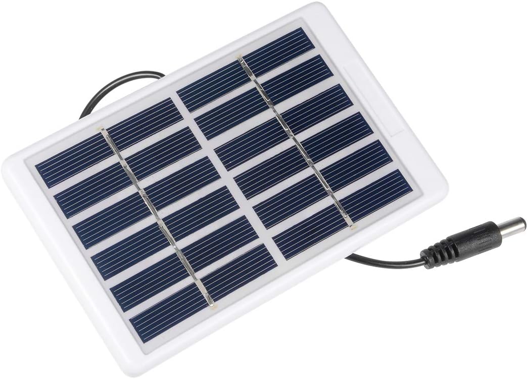 uxcell 1.2W 6V Small Solar Panel Module DIY Polysilicon with 3 Meters Wire for Toys Charger