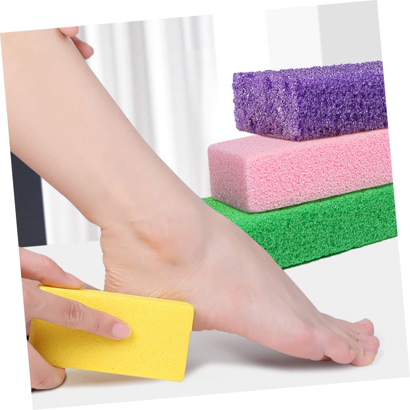 Healvian 30stücke Teiliges Fuß-pumice-stein Hornhautentfernung Handheld Fußpflege-werkzeug Für Gesunde Füße Wiederverwendbar Und Waschbar Für Pediküre Und Fußpflege