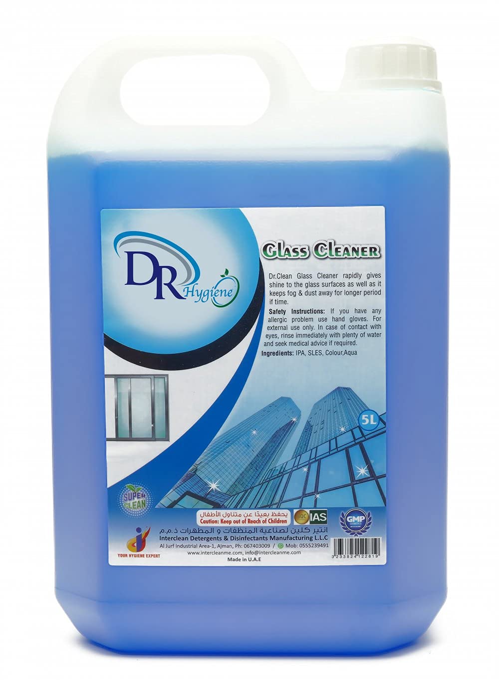 Dr. Hygiene Glass Cleaner 5 Litres