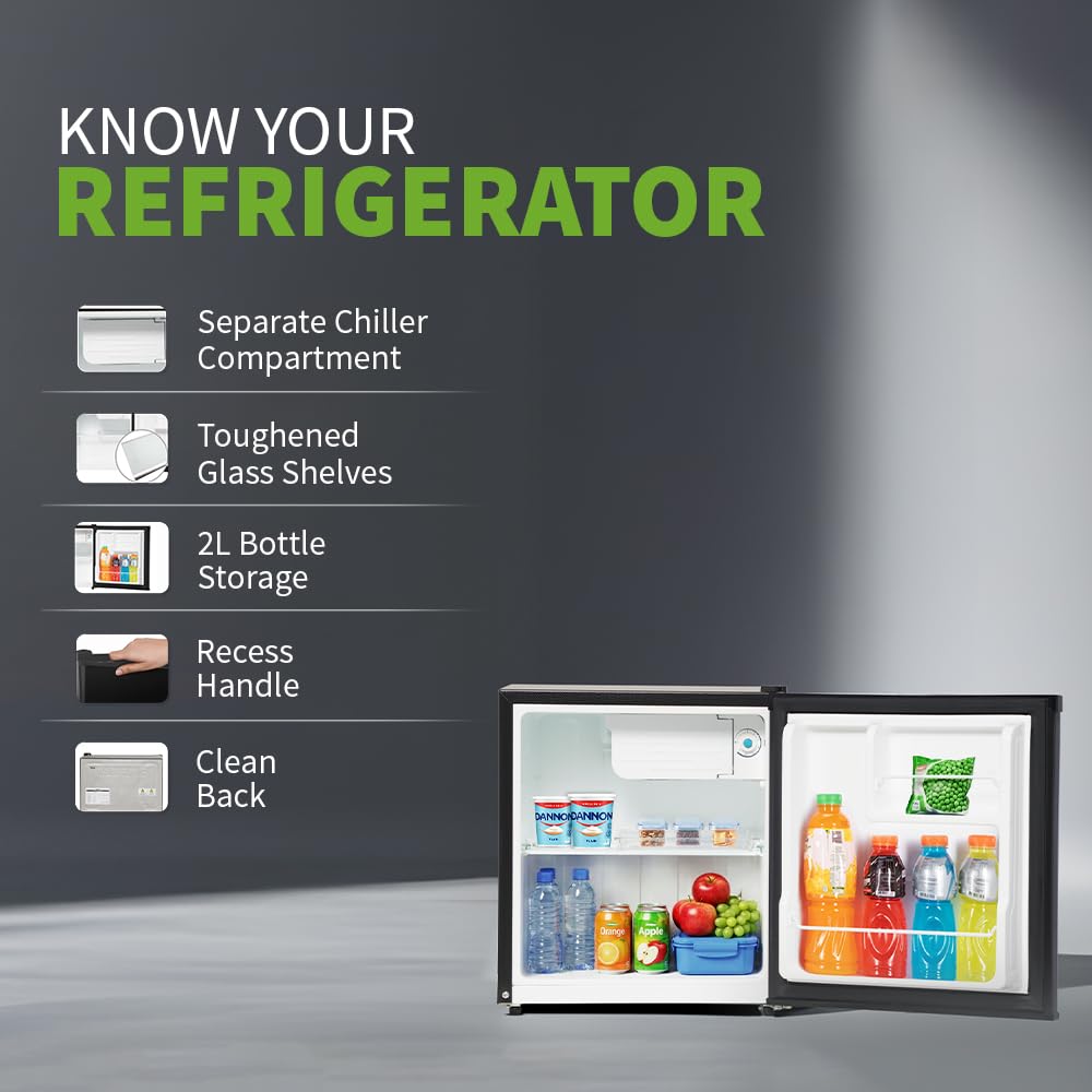 SHARP 50L Mini Fridge - Compact & Energy Efficient -4