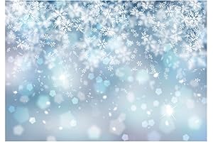 Allenjoy Winter Party Backdrop: Capture Magical Memories Amidst a Snowy Wonderland