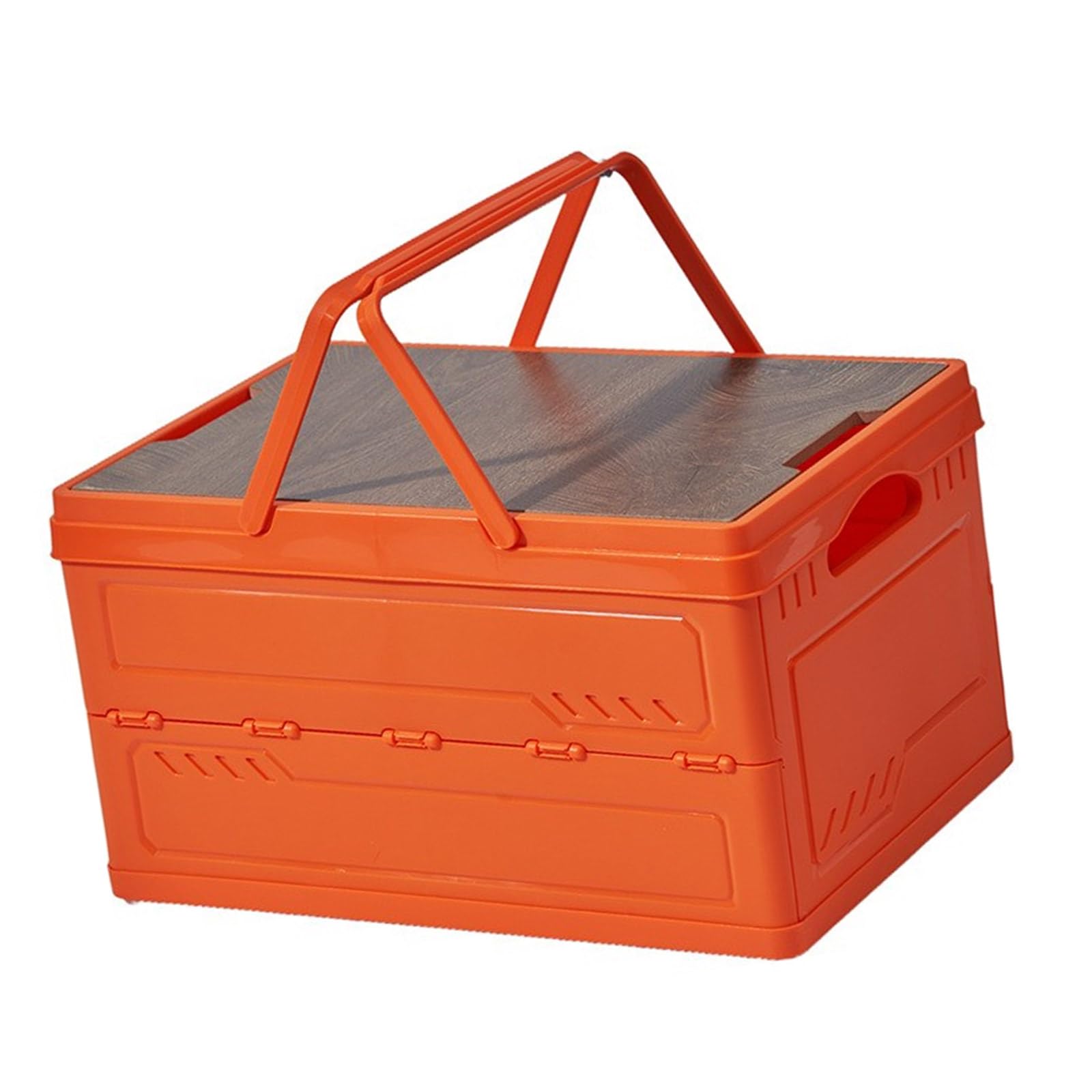 Hsioluted Foldable Storage Bin with Foldable Design for Space Saving Home Organization and Sturdy PP Materials PP Organizers Box