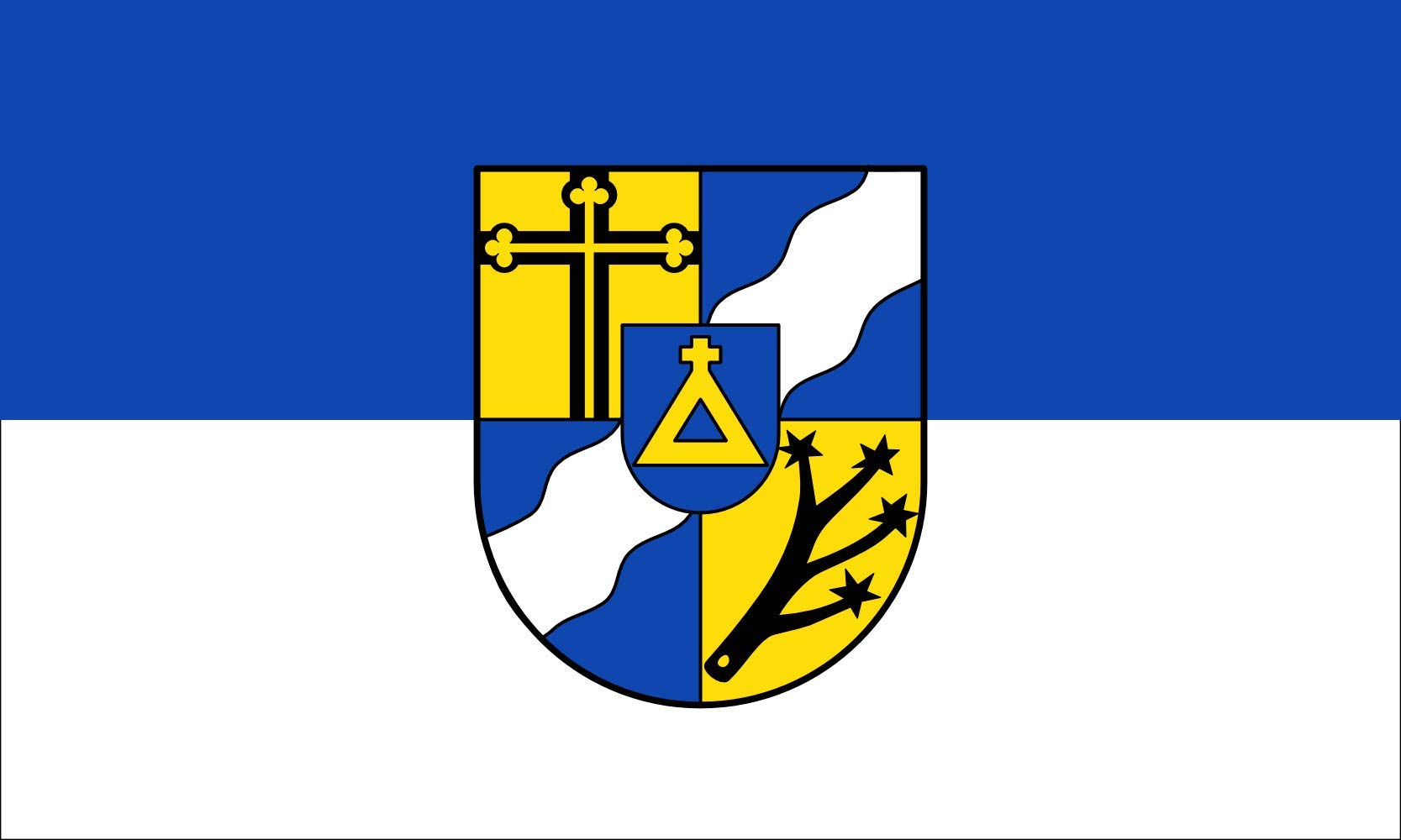 Grand drapeau de Scheden résistant aux intempéries pour collectivité