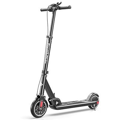 FanttikRide T9 Electric Scooter for Big Kids 6-14, 7/10/12 MPH, LED Battery Level, Height Adjustable and Foldable, Electric Scooter for Teenagers, Up to 40 mins