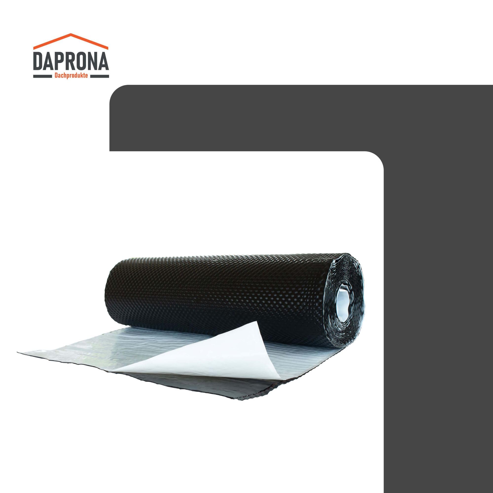 Nastro di raccordo a parete 3D 5m x 29cm Nero alluminio