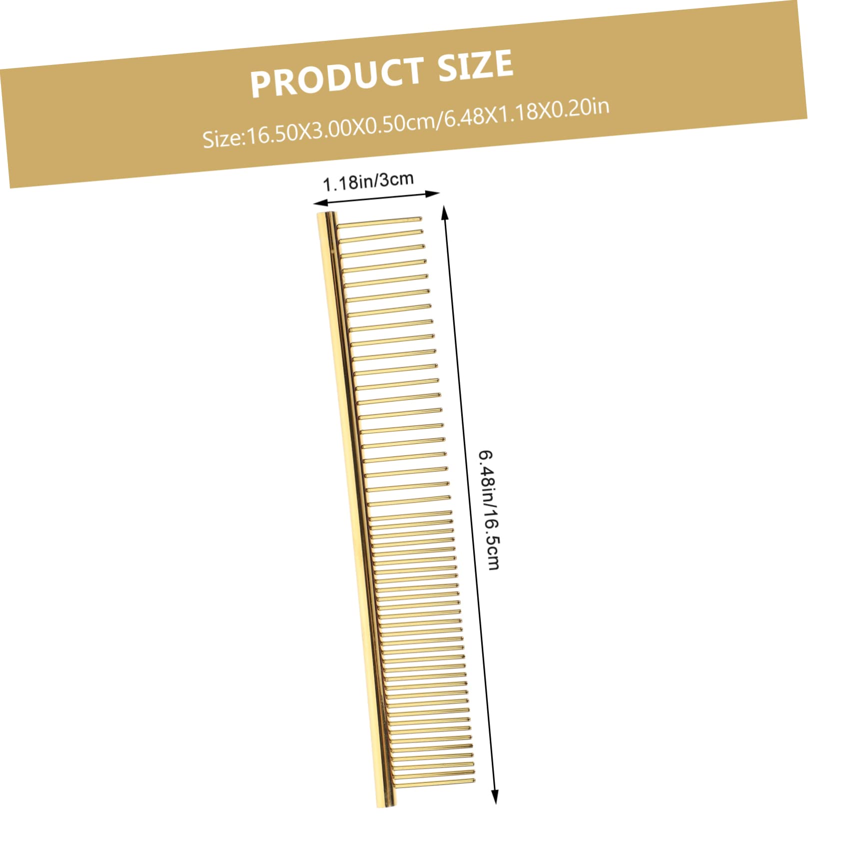 BESTonZON 3pcs Convenient Grooming Comb for Pets Wear Resistant Dog and Cat Hair Comb Ergonomic Design for Easy Use for Daily Grooming and Massaging Portable and Durable Pet Supply