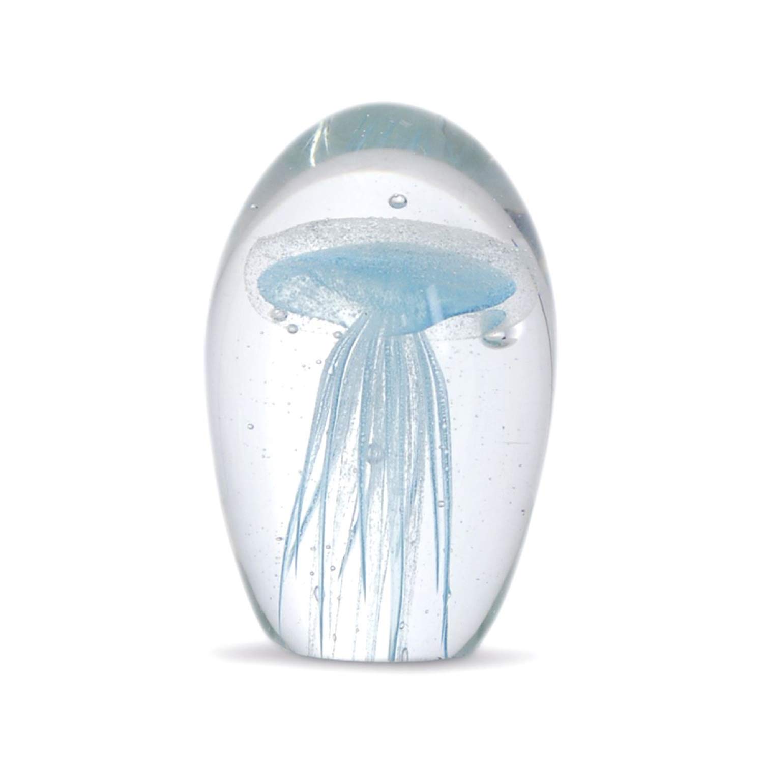 ROCKING GIFTS Pisapapele Medusa Di Cristallo - Sfera Di Vetro Blu Per Decorazione Casa - Foto 12