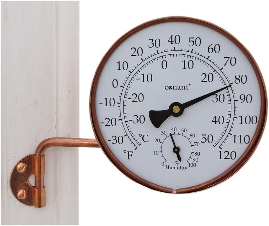 TH6LFC Vermont Weather Station with Living Copper Finish