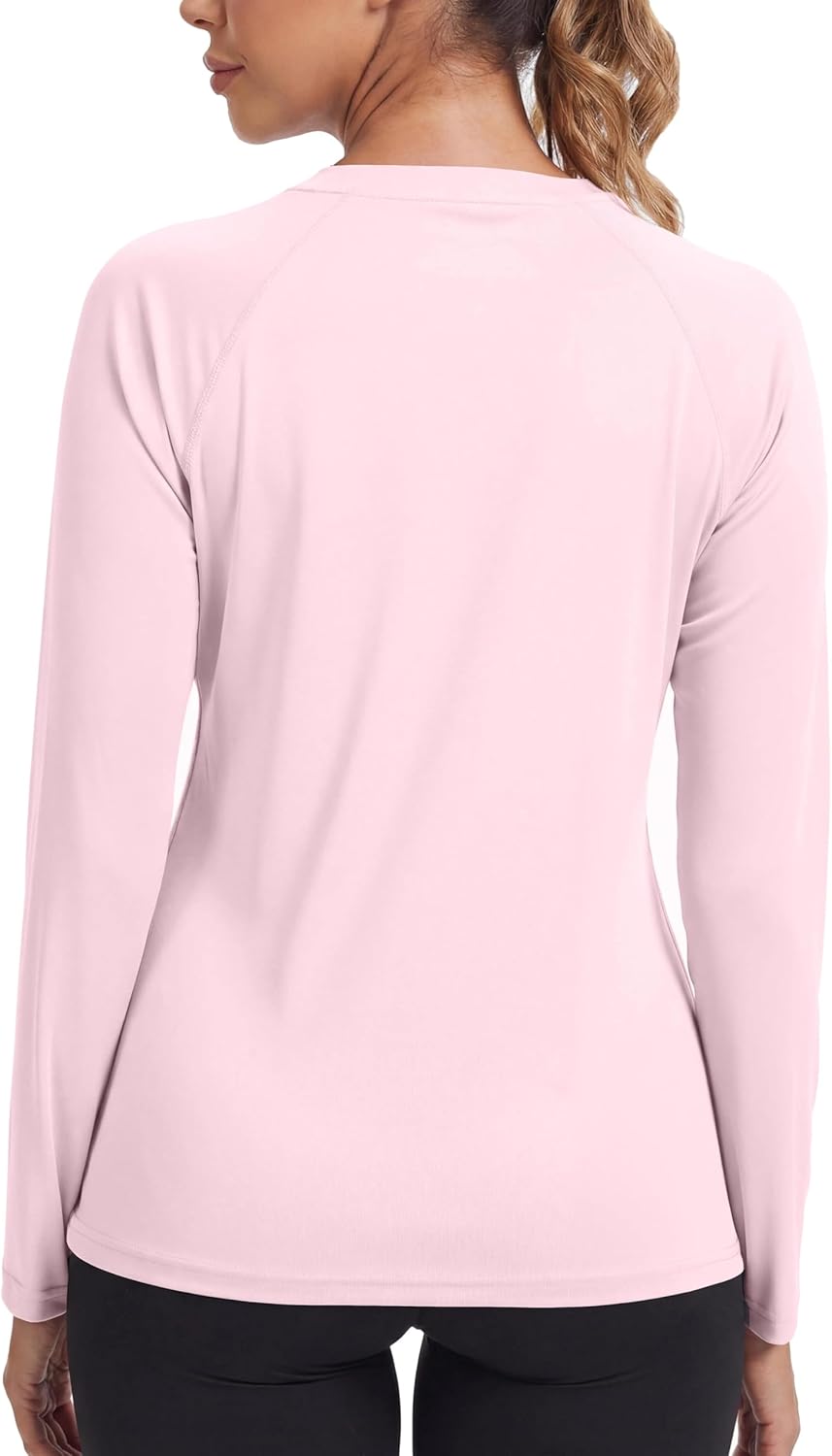 KINSWT Women's UPF 50+ Rash Guard Long Sleeve Swim Shirts Sun Protection UV SPF Lightweight Moisture Wicking Tops - Image 2
