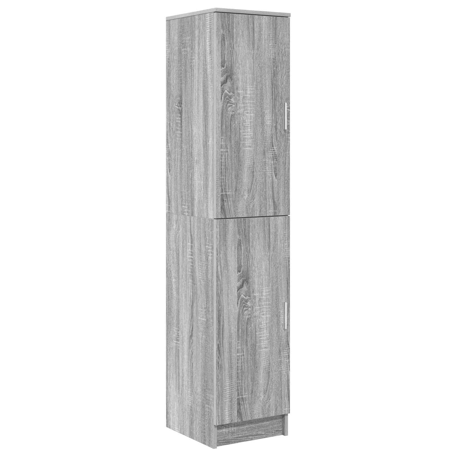 Set Scrivania e Cassettiera 2 Pz Grigio Sonoma Legno | Set arredo studio con ampia superficie di lavoro e scaffali integrati per organizzare libri e documenti in ufficio.