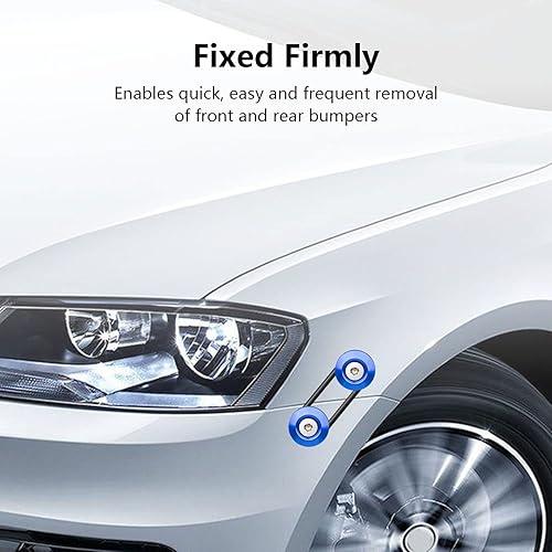Miniatura 6 de Kit de liberación rápida para parachoques de automóvil, aleación de aluminio, cierre de parachoques delantero y trasero, soporte universal de doble