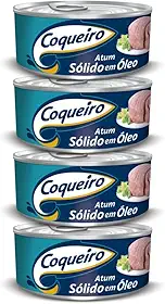 Atum Coqueiro Sólido em Óleo 4 Ltas 170g