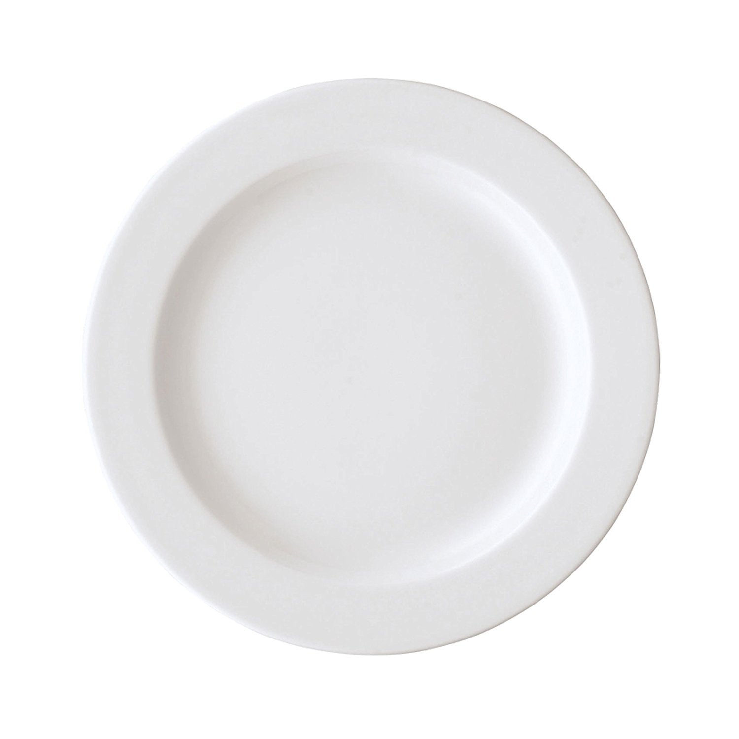 Assiette petit-déjeuner élégante en porcelaine blanche fine signée Arzberg