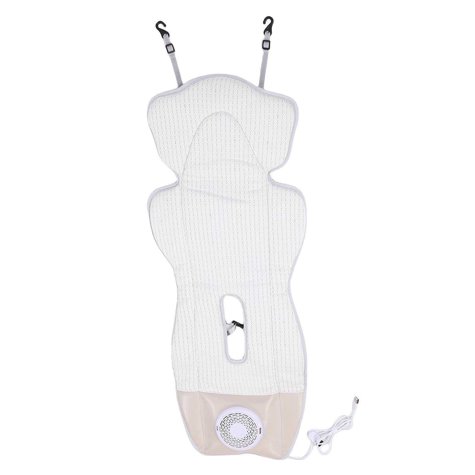 Jectse Almohadilla de Refrigeración para Cochecito de bebé con Ventilador, Forro de Cojín de Refrigeración Transpirable para Viajes en Coche, Almohadilla Enfriadora para Asiento de Cochecito de bebé