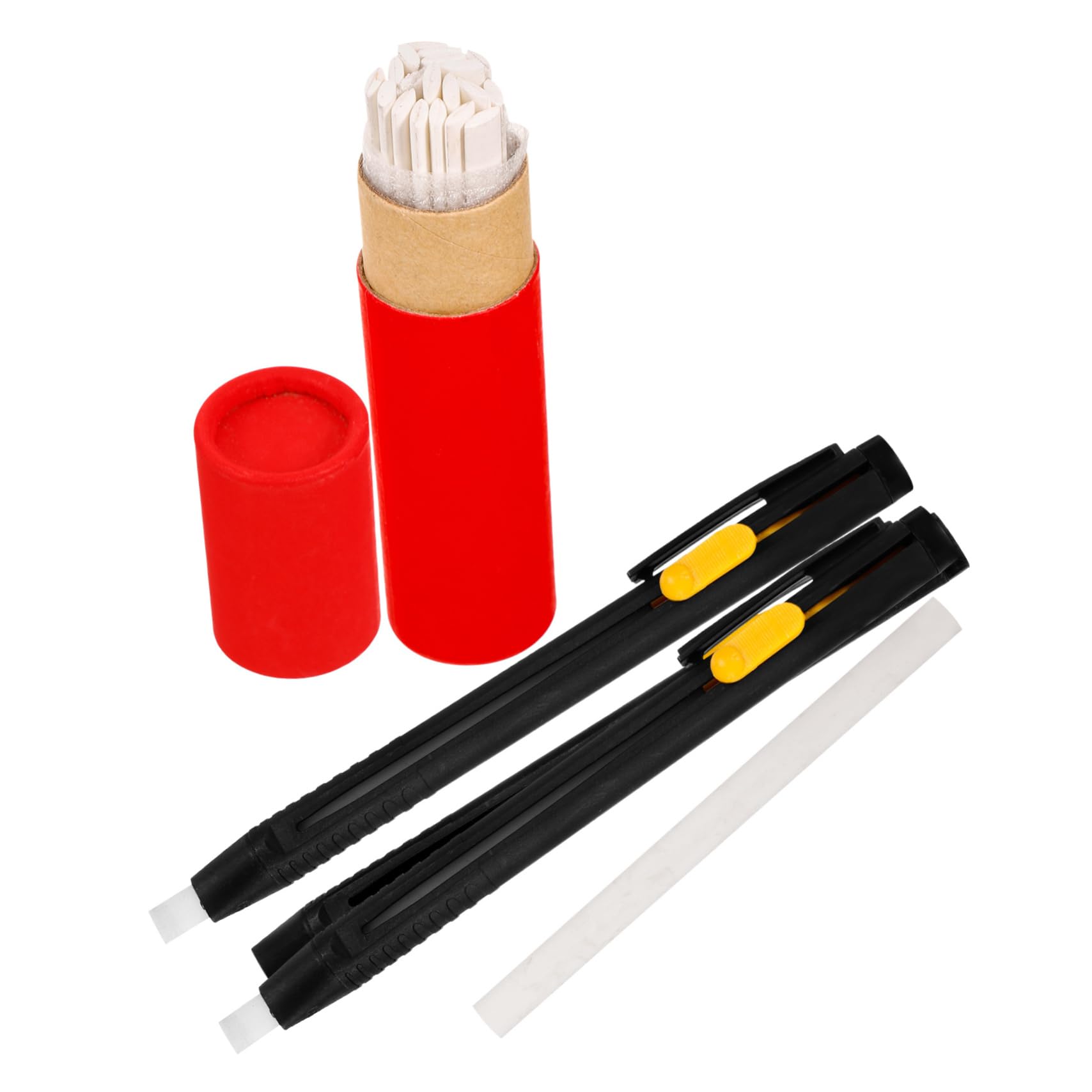 VILLCASE 10 Sätze Unsichtbarer Zeichenstift Pastell Kreide Bleistift Tinte Nähwerkzeug Whiteboard-marker Planke Textmarker Weißer Lackstift Farbstifte Markierungen Nähzubehör Plastik