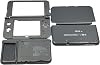 Hzxkqmil Replacement Housing Shell Kit DIY Front & Back Cover Plate Button Faceplate Battery Cover Accessories for Nintendo 3DS XL Console Black for 3DSXL