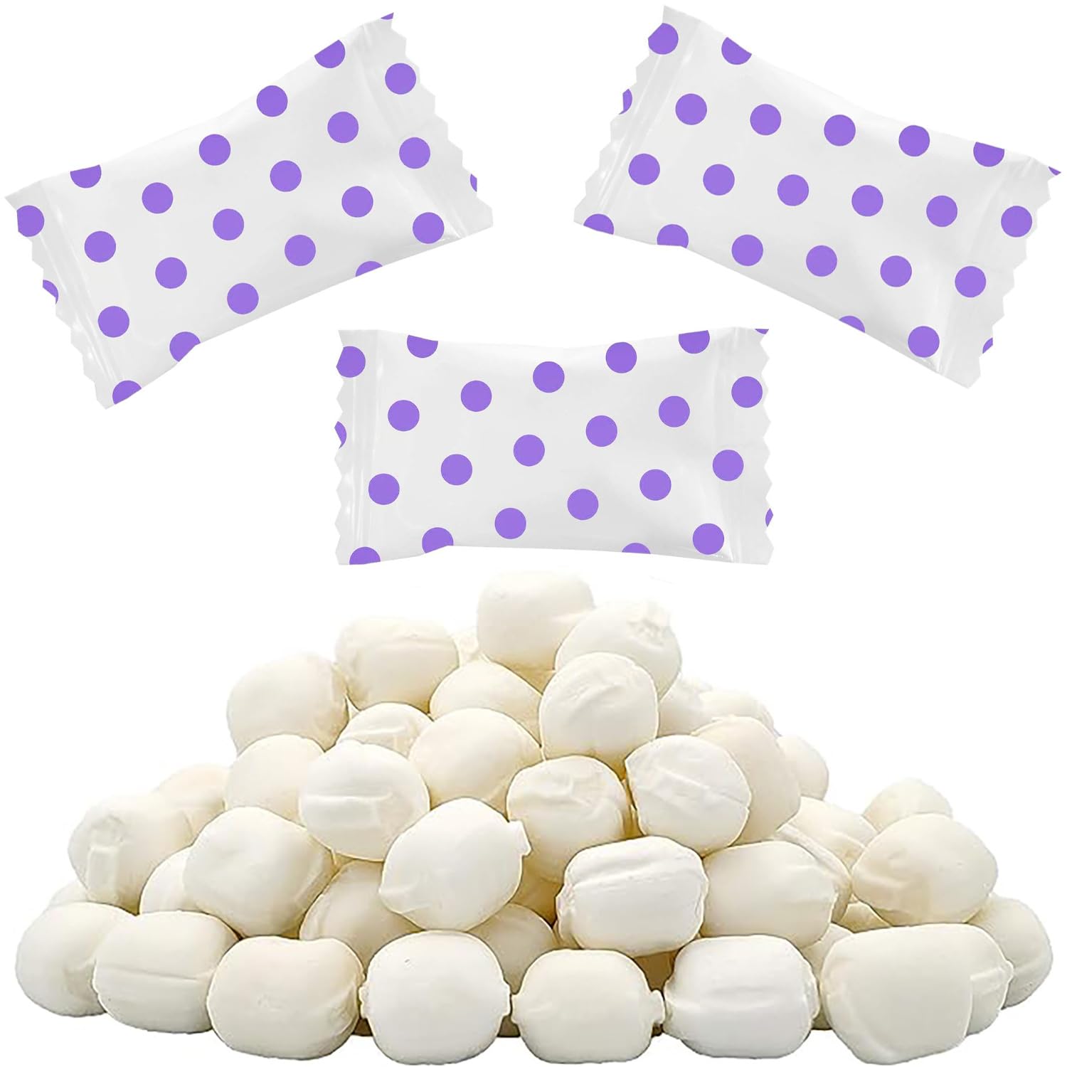 Fruidles Big Dots Buttermints, Mint Candies, After Dinner Mints, Butter Mint Candy, Fat-Free, Kosher, Individually Wrapped (Purple, 275 Pieces)