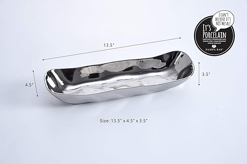 Miniatura 3 de Pampa Bay Bandeja de pan fina y simple de porcelana