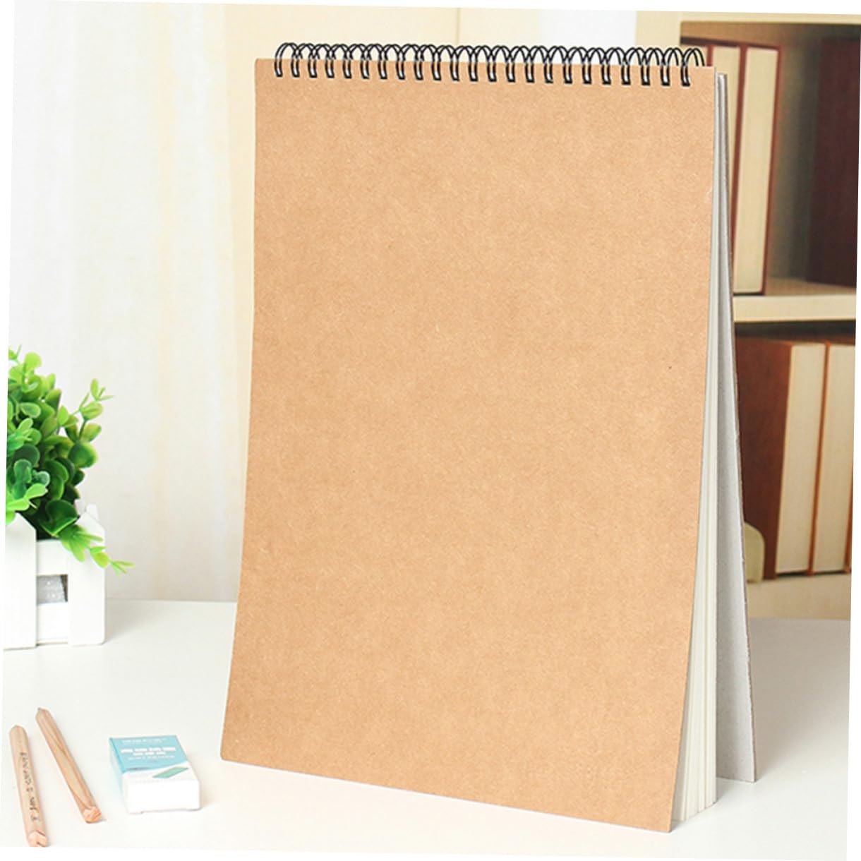 NUOBESTY Cuaderno de Bocetos Diseño Simple y Elegante A3 Papel Dibujo y Pintura Espiral Adecuado para Uso en Casa Aire Libre