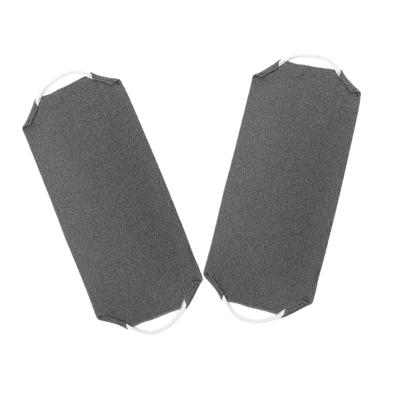 NIYANGLE 2pcs Long Exfoliating Shower Scrubber for Body Deep Towel with Handles Bath Accessory for Men Women Design for Hard to Clean Areas