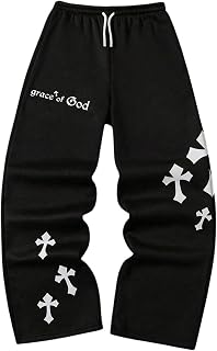 RoseSeekBoys Cross Graphic Sweatpants Drawstring in Pakistan