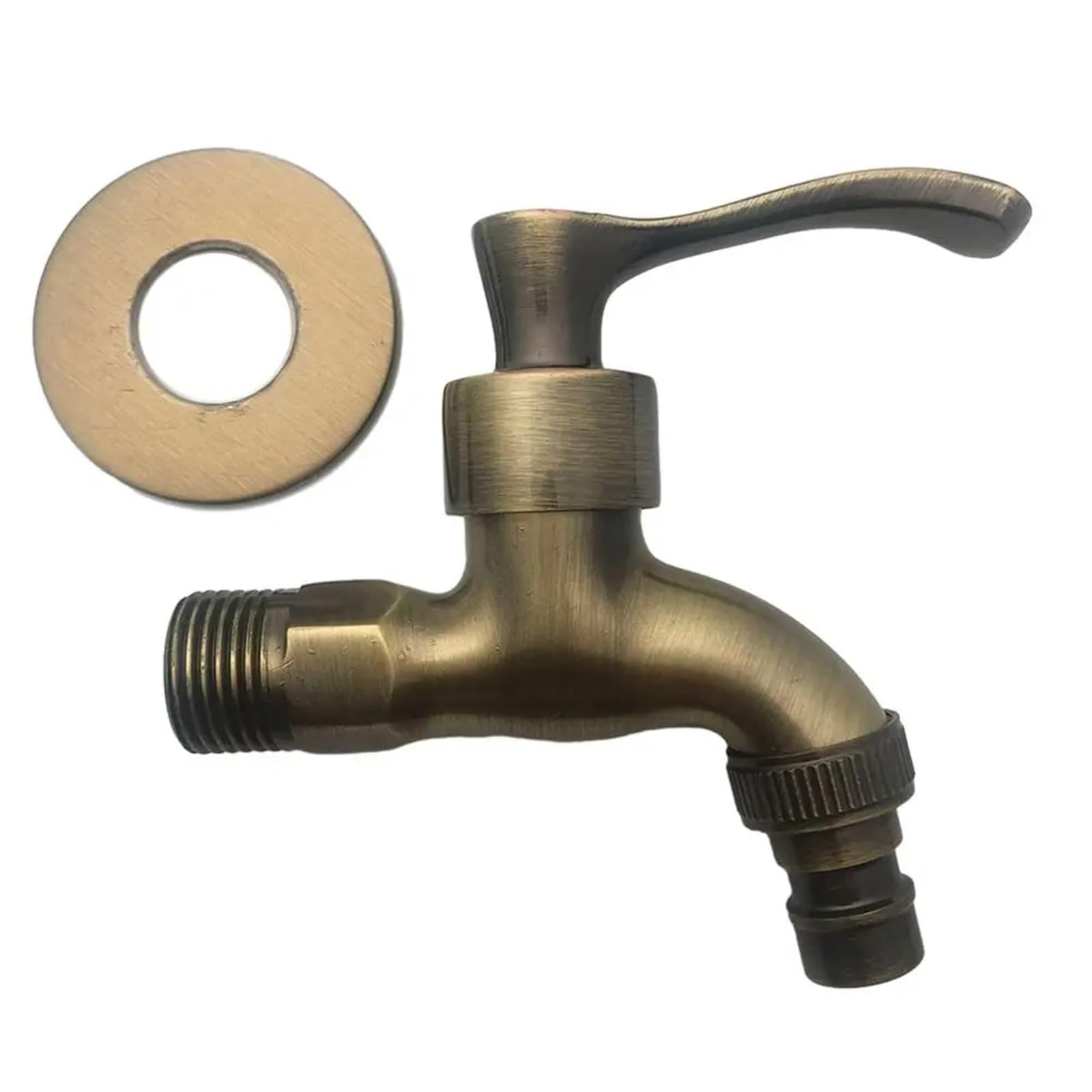 Trryuip C Outside Tap Antique Dragon Carved Water Taps Garden Faucet Washing Machine Outdoor Mop Wash Basin Vintage Style(-C)