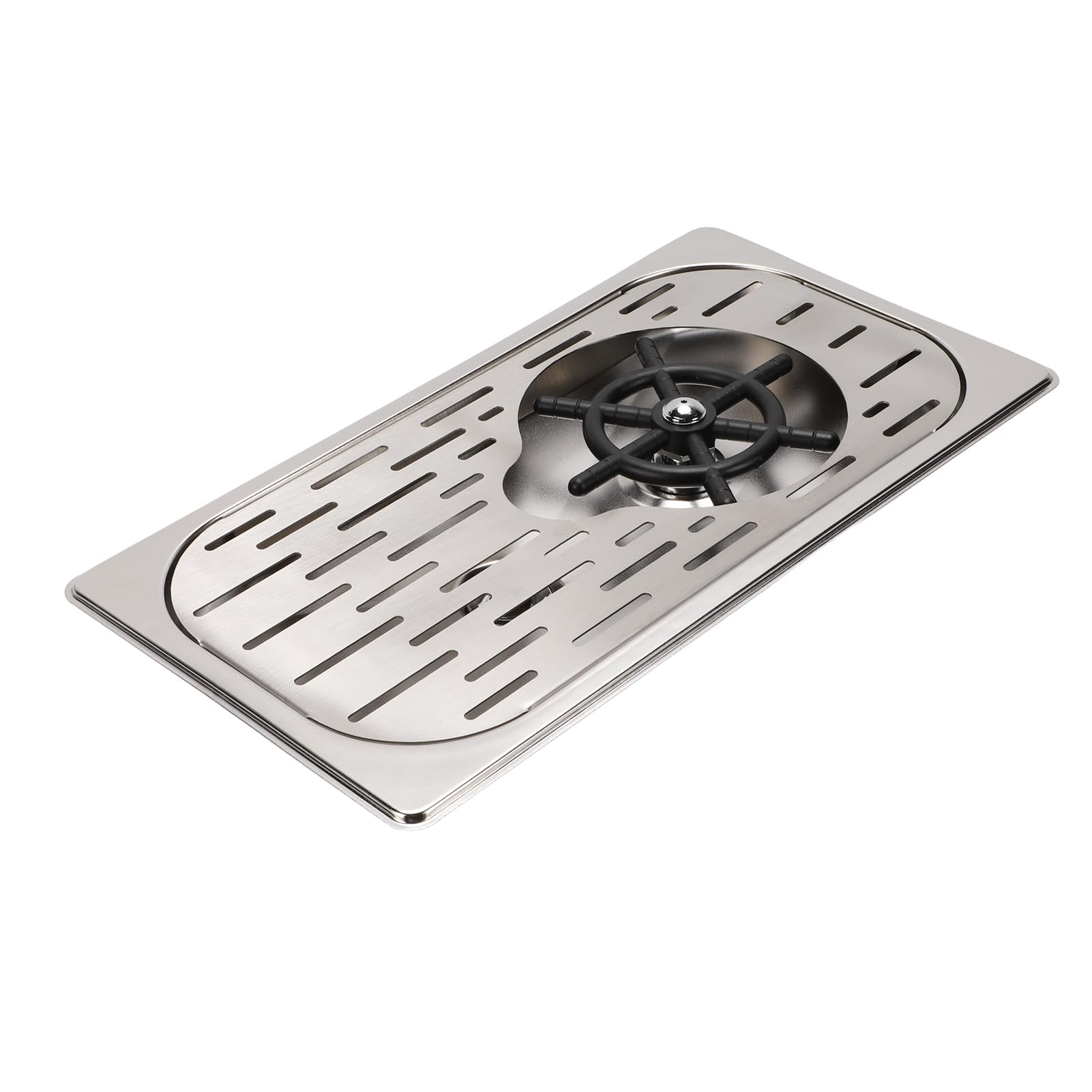 Lave-vaisselle en verre durable - Équipement de nettoyage automatique en acier inoxydable pour la maison et les cafés - 328 x 175 mm (argent)