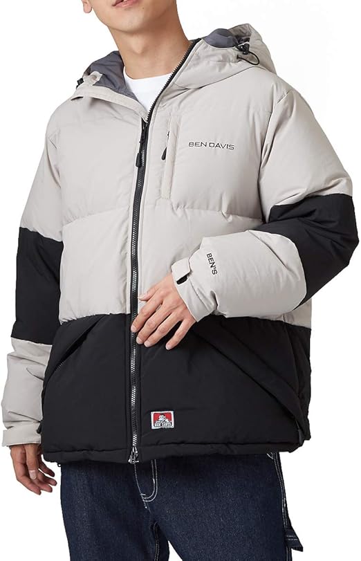 Amazon Ben Davis ベンデイビス ダウンジャケット メンズ 撥水加工 スタンドカラー 黒 ダウン ブルゾン ジャンバー ジャンパー ブランド ベンデービス ベージュ ｌ サイズ コート ジャケット 通販