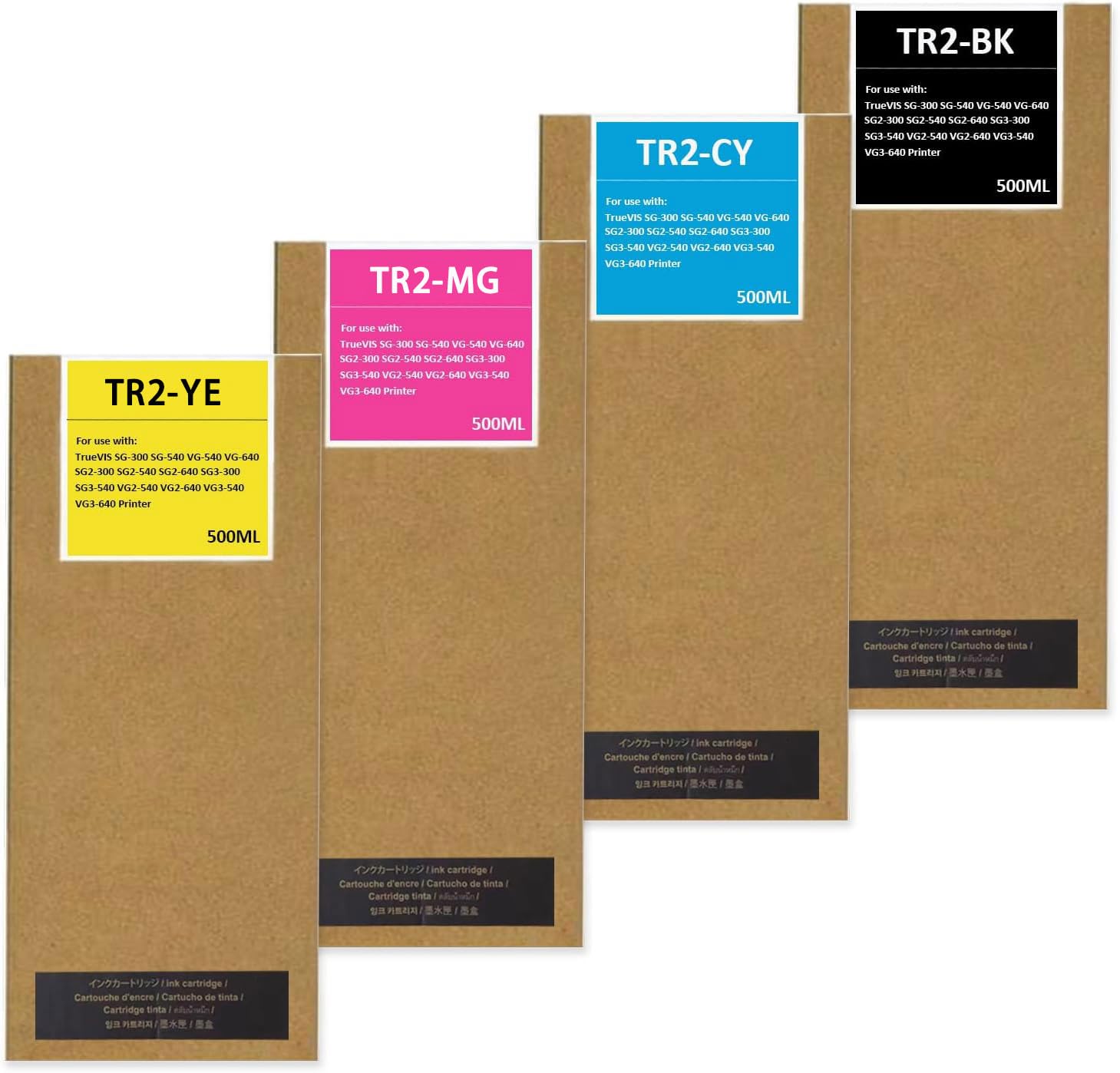 CULater TR2 Compatible Ink Cartridge Replacement for Roland TrueVIS TR2 SG-300 SG-540 SG2-300 SG2-540 SG2-640 SG3-300 SG3-540 VG-540 VG-640 VG2-540