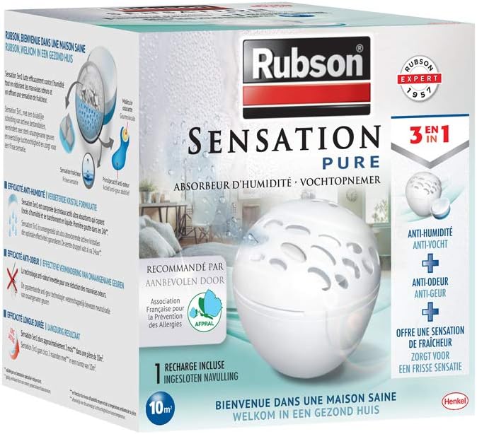 Rubson1554072 3-in-1 Air Freshener, White