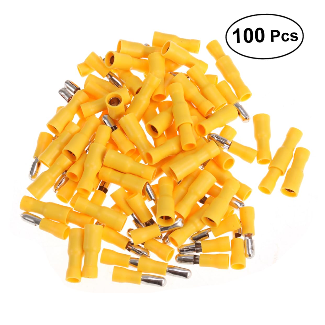 Hemobllo 150 Pz Kit Connettori Terminali 50 Connettori a Proiettile Maschio e 50 Femmina Madre e Figlio Testa Maschile