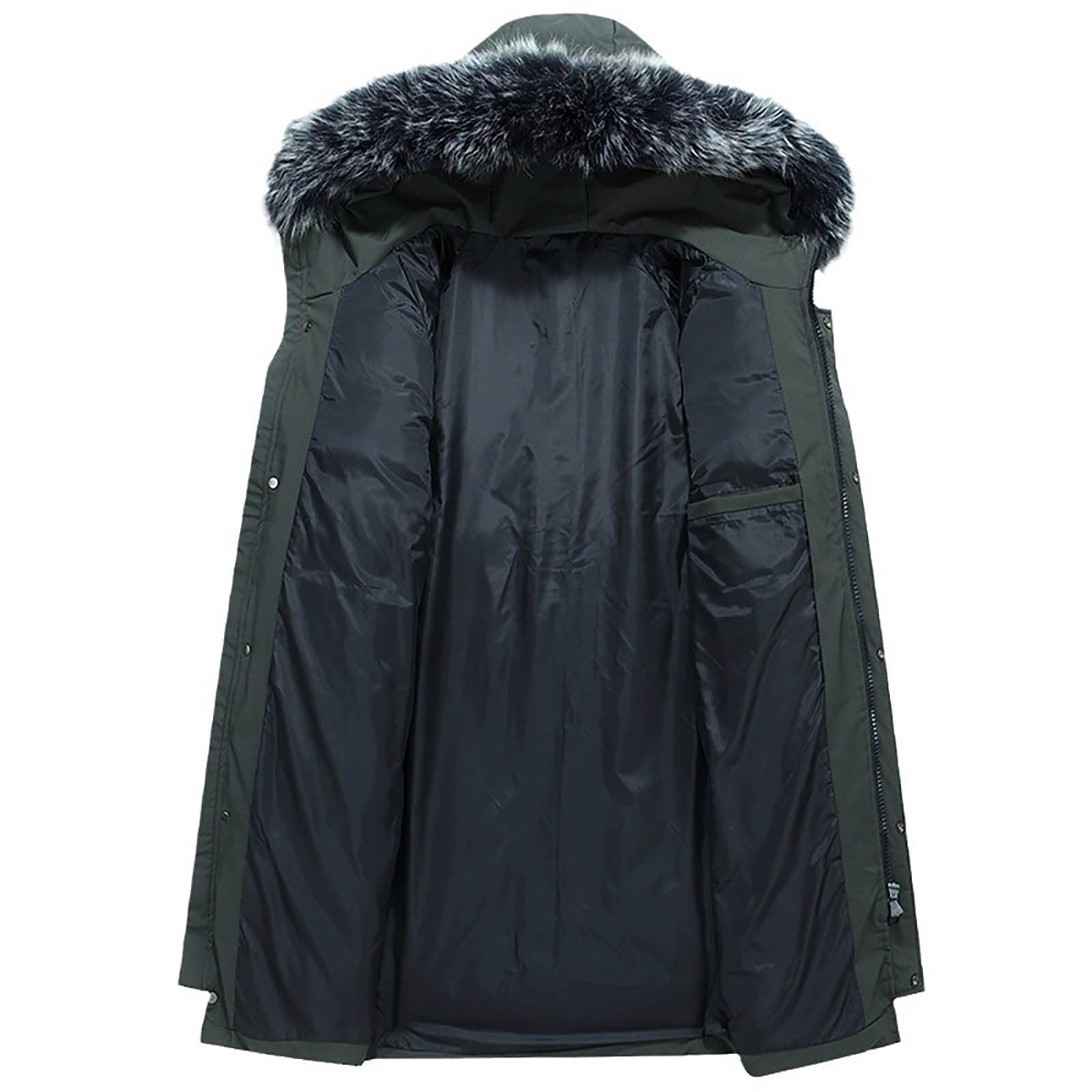 Piumino da uomo con pelliccia leggera e calda inverno neve giù giacca con cappuccio cerniera antivento parka cappotti corti casual piumino piumino piuma donna giacca